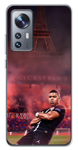 Чехол с картинкой "Король ПСЖ Мбаппе" для Xiaomi 12 / 12X