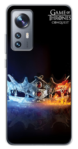 Силиконовый чехол с изображением "Корона" для Xiaomi 12 / 12X