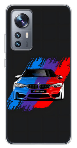 Чехол с картинкой "Красочный BMW" для Xiaomi 12 / 12X