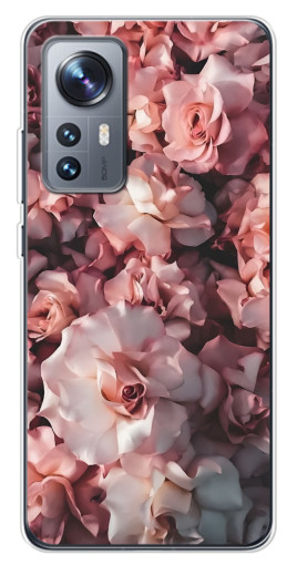 Силиконовый чехол с изображением "Куст роз" для Xiaomi 12 / 12X