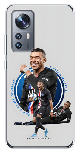 Чехол с картинкой "Kylian Mbappe" для Xiaomi 12 / 12X