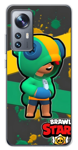 Чехол с печатью "Leon Brawl Stars" для Xiaomi 12 / 12X