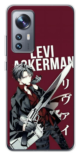 Силиконовый чехол с изображением "levi Ackerman" для Xiaomi 12 / 12X