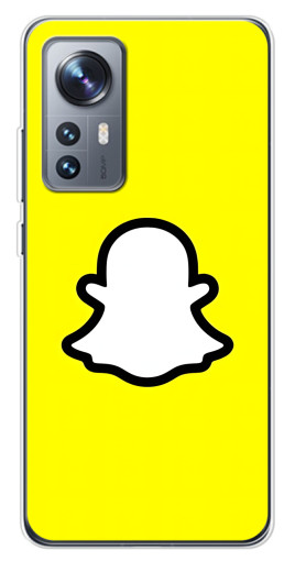 Чехол с принтом "Лого Snapchat" для Xiaomi 12 / 12X