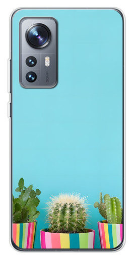 Чехол с принтом "Маленькие кактусы" для Xiaomi 12 / 12X
