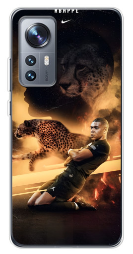 Силиконовый чехол с изображением "Мбаппе пантера" для Xiaomi 12 / 12X