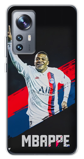 Чехол с картинкой "Mbappe в ПСЖ" для Xiaomi 12 / 12X