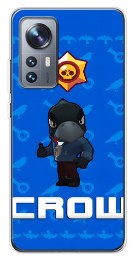 Чехол с картинкой "Медаль Crow" для Xiaomi 12 / 12X