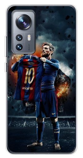 Чехол с печатью "Месси с футболкой" для Xiaomi 12 / 12X