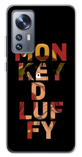 Чехол с принтом "Monky d Luffy" для Xiaomi 12 / 12X