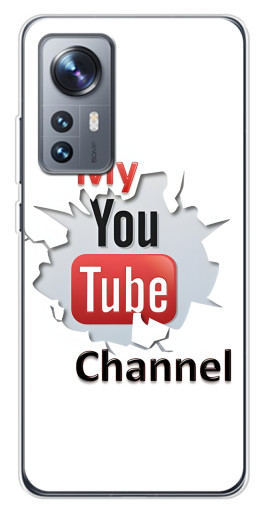 Чехол с картинкой "My YouTube" для Xiaomi 12 / 12X