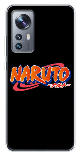 Чехол с картинкой "Надпись Naruto" для Xiaomi 12 / 12X