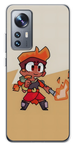 Чехол с картинкой "Нарисованная Amber" для Xiaomi 12 / 12X