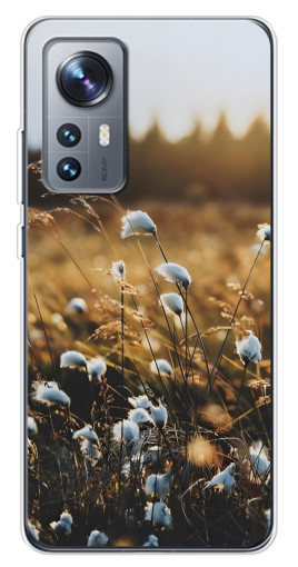 Чехол с картинкой "Нежные полевые цветы" для Xiaomi 12 / 12X