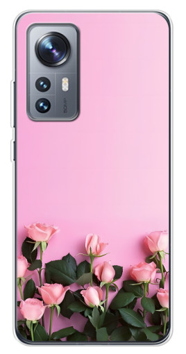 Чехол с принтом "Нежные розы" для Xiaomi 12 / 12X
