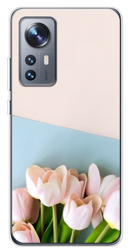 Силиконовый чехол с изображением "Нежные тюльпаны" для Xiaomi 12 / 12X