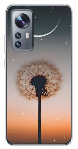 Чехол с картинкой "Ночной одуванчик" для Xiaomi 12 / 12X