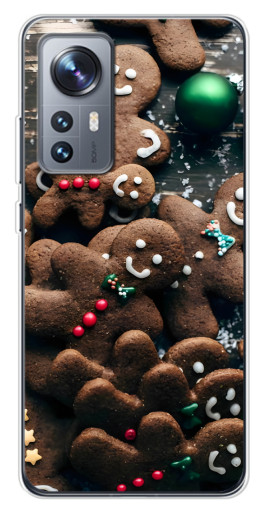 Чехол с принтом "Новогодние человечки" для Xiaomi 12 / 12X
