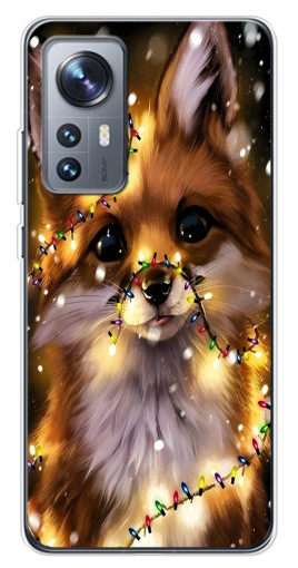Чехол с печатью "Новогодний лесенок" для Xiaomi 12 / 12X