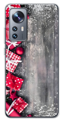 Силиконовый чехол с изображением "Подарочный фон" для Xiaomi 12 / 12X