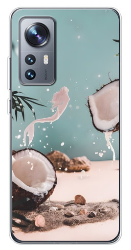 Чехол с печатью "Половинки кокоса" для Xiaomi 12 / 12X