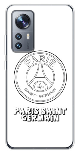 Чехол с печатью "PSG логотип" для Xiaomi 12 / 12X
