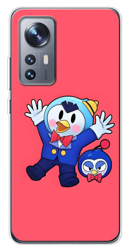 Чехол с печатью "Радостный пингвин" для Xiaomi 12 / 12X