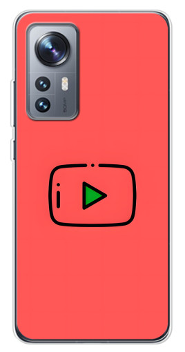 Чехол с печатью "Рисованная кнопка" для Xiaomi 12 / 12X