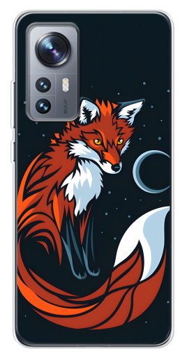 Чехол с картинкой "Рыжая лиса" для Xiaomi 12 / 12X
