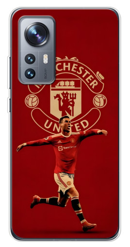 Чехол с принтом "Ronaldo в МЮ" для Xiaomi 12 / 12X