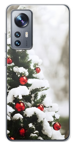 Чехол с картинкой "Рождественская елка" для Xiaomi 12 / 12X