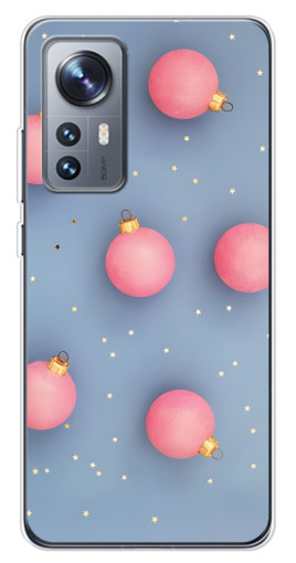 Чехол с принтом "Розовые шары" для Xiaomi 12 / 12X
