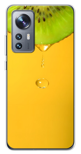 Силиконовый чехол с изображением "Сочный Kiwi" для Xiaomi 12 / 12X