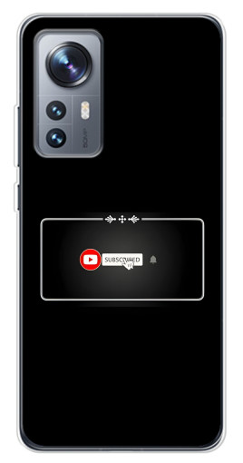 Чехол с печатью "subscribed" для Xiaomi 12 / 12X