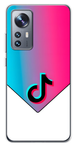 Чехол с печатью "Tiktok Logo" для Xiaomi 12 / 12X