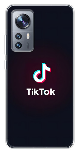 Чехол с печатью "TikTok темный" для Xiaomi 12 / 12X