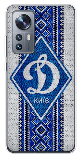 Чехол с картинкой "Вышиванка Динамо" для Xiaomi 12 / 12X
