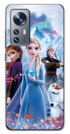 Чехол с картинкой "Все герои " для Xiaomi 12 / 12X