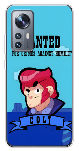 Чехол с картинкой "WANTED COLT" для Xiaomi 12 / 12X