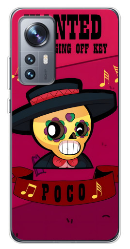 Чехол с принтом "WANTED POCO" для Xiaomi 12 / 12X