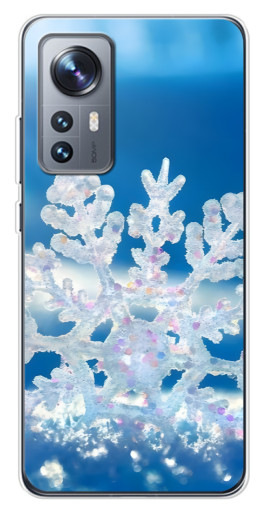 Чехол с принтом "Яркая снежинка" для Xiaomi 12 / 12X