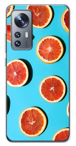 Силиконовый чехол с изображением "Яркие грейпфруты" для Xiaomi 12 / 12X