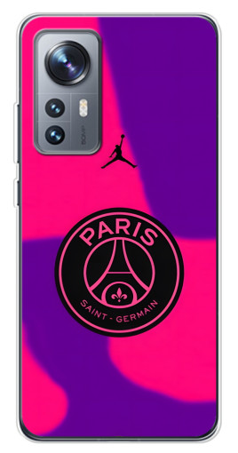 Чехол с принтом "Яркий лого PSG" для Xiaomi 12 / 12X