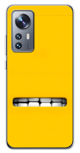 Силиконовый чехол с изображением "Зубы миньона" для Xiaomi 12 / 12X