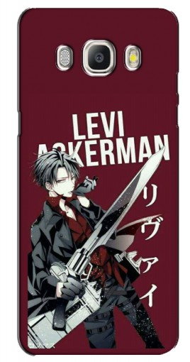 Силиконовый чехол с изображением «levi Ackerman» для Samsung Galaxy J5 2016 / J510 / J5108