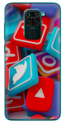 Чехол с принтом "3Д эффект" для Xiaomi Redmi 10X