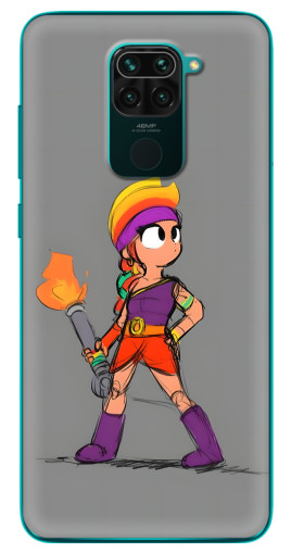 Чехол с картинкой "Amber с факелом" для Xiaomi Redmi 10X