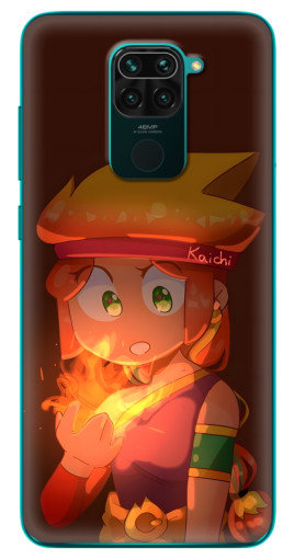 Чехол с принтом "Amber с огнем" для Xiaomi Redmi 10X