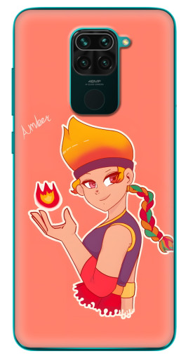 Чехол с картинкой "Amber с огоньком" для Xiaomi Redmi 10X