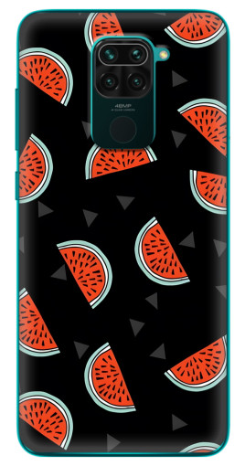 Чехол с принтом "Арбузы на черном" для Xiaomi Redmi 10X